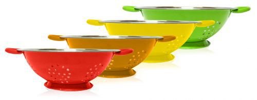 Deep Colander 8 Qt Assorted Colors Case Pack 24