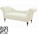 Settee in Traditional Black and White