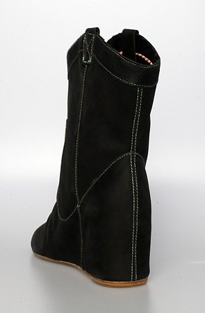 80%20 The Annie Cowgirl Hidden Wedge Bootie in Black,Shoes for Women from 80%20