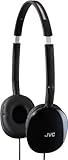 JVC HAS160B FLATS Lightweight Headband Headphones (Black)