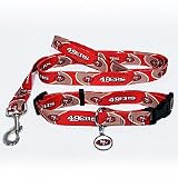 San Francisco 49ers Dog Collar & Leash Set