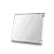 iBUFFALO iPad(2012年発売モデル) 【Apple純正SmartCoverと同時装着可能】3Hハードケース クリア BSIPD12HCR