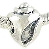 Authentic Biagi Conch Shell Solid 925 Sterling Silver Bead fits European Charm Bracelet