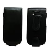 EMPIRE Black Executive Leather Flip Pouch with Belt Clip for Samsung Nexus  ....