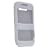 Clear White Durable Silicone Skin Case for Nokia E71