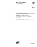 ISO 9283:1998, Manipulating industrial robots - Performance criteria and related test methods