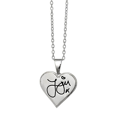 One direction zayn signature heart necklace