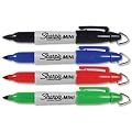 Sharpie Mini Fibre Nib Marker Pen Assorted Colour 4 pack