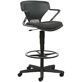 Armless Shell Stool w Seat Insert Lava Iron Black (HONG42H11BW19T) from Lava Lamps