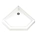 American Standard 3838.NEOTS.020 Town Square 38-by-38-Inch Neo-Angle Corner Shower Base with Integral Water Retention and Tiling Flange, White