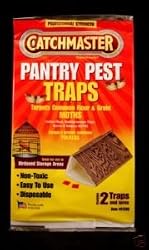 Catchmaster Food & Pantry Moth Traps for Indian Meal Moths, Flour Moths, Grain Moths, Bird Seed Moths and More! Catchmaster 12 packs of 2 Traps