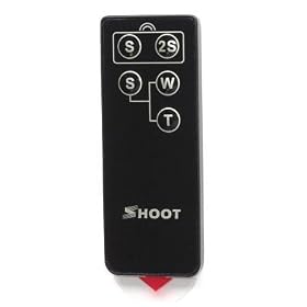 Click here to buy Wireless Shutter Release Remote for Canon EOS, Rebel by HDE.