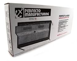 Perfecto Recessed Aquarium Hood 30in Black