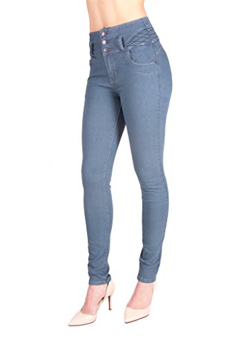 ARCO IRIS Women's Skinny High Waist Butt Lifter Denim Jeans Junior