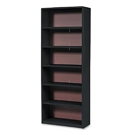 Value Mate 6-Shelf Bookcase - Black