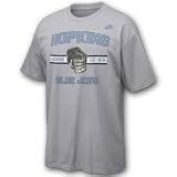 John Hopkins Blue Jays Nike Short Sleeve T-Shirts - Lacrosse Helmet