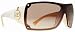VON ZIPPER GAMMA WHITE GOLD PLASTIC SHIELD SUNGLASSES