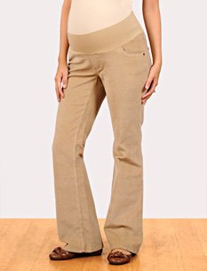 Motherhood Maternity: Under Belly Corduroy 5 Pocket Boot Cut Maternity Pants