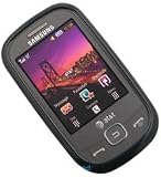 Samsung Flight A797 Black Rubber Feel Hard Case Cover w/Belt Clip