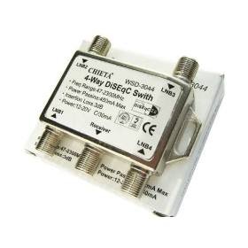 4x1 CHIETA DISEqC 2.0 SWITCH COMPATIBLE WITH: Dish Network, FTA, BELL, DIRECTV