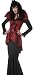 Womens Adult Costume Gothic Elegant Vampire Countess Lady Bloodthirst Goth Long Dress Party Outfit