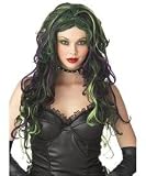 Wicked Witch Of The West Wig (Black/Purple/Green;One Size)