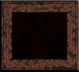 K & Co ANCESTRY 12X12 BROWN BONDED LEATHER EMBOSSED Postbound Scrapbook Photo Album