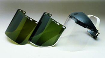 Huntsman H9154D Acetate Visor, Dark-Green Bound, 9