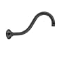American Standard 1660.198.068 12-Inch Wall Mount Shepherd's Crook Shower Arm With 1/2-Inch Npt Thread, Blackened Bronze