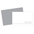 Great Papers! Silver Foil Lotsa Dots Thank You Cards, 4.875"x3.375", 24 Count (2013282)