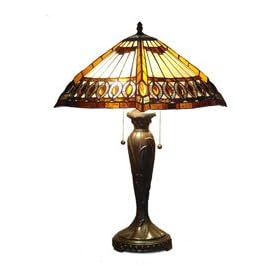 1908 Studios Amberjack Tiffany Table Lamp