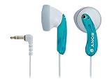 Sony Original OEM Violet Fashion Earbud Headset Headphones for Apple iPad tablet Wi-Fi / Wi-Fi + 3G Model Neoprene Sleeve Case with Extra Pocket (Light Blue)