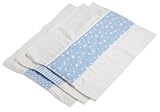 My Baby Sam Blue Burp Cloth 3-Pack