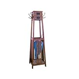 Solid Oak Mission Style Coat Rack Umbrella Stand