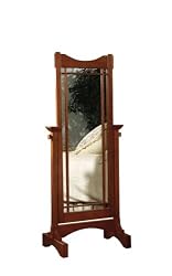 Powell Mission Oak Cheval Mirror