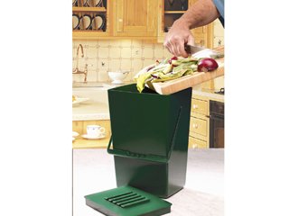 Harrod Horticultural Garland G98 Odour Free Compost Caddy Green