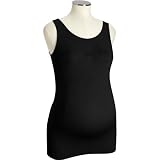 Old Navy Womens Black Maternity Seamless Support Tanks