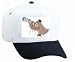White Cap with telescope, owl, astronomer, astronomy