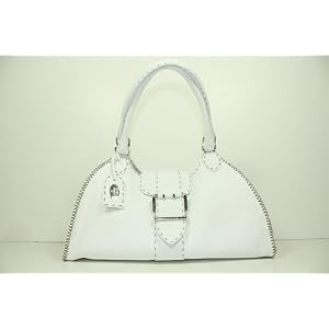 Fendi Handbags Selleria Hobo White Leather 8BR457 - NDU