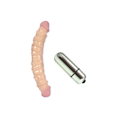 Doc Johnson Raging Dildo 12 Double Dong Adult Sex Toy Kit