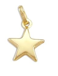 Star Pendant 14k Yellow Gold Charm Fashion Polished