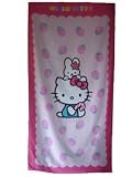 Hello kitty bath towel & shower cap