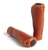 XLC Leather Optic Ergo Grips 135 & 92mm For Right Hand Grip Shift