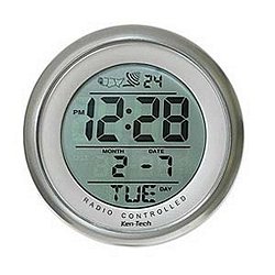 Atomic Bathroom Digital Alarm Clock With suction cup