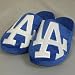 Los Angeles Dodgers MLB Big Logo Hard Sole Slide Slippers - XL