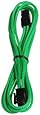 BitFenix Alchemy Multisleeve 45cm 6-Pin PCI-E Extension Cable - Green Sleeve/Black Connector (BFA-MSC-6PEG45GK-RP)