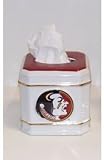NCAA Florida State Seminoles Ceramic Tissue Box Cover