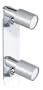 Eglo 88378A Sines, Chrome, 2-Light Track Light Fixture