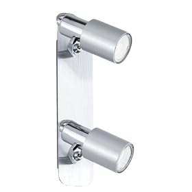 Eglo 88378A Sines, Chrome, 2-Light Track Light Fixture