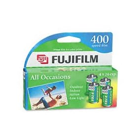 o Fuji o - Superia 35mm Color Print Film, 400 ASA, Four 24-Exposure Rolls per Pack